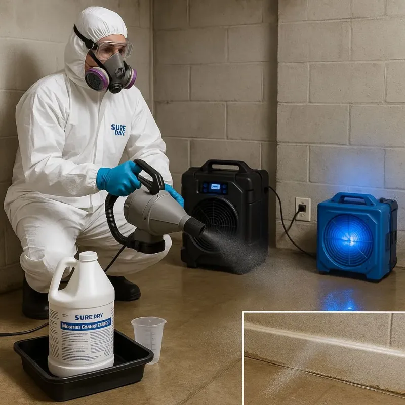 Sanitization and Odor Removal process in Colfax, WI