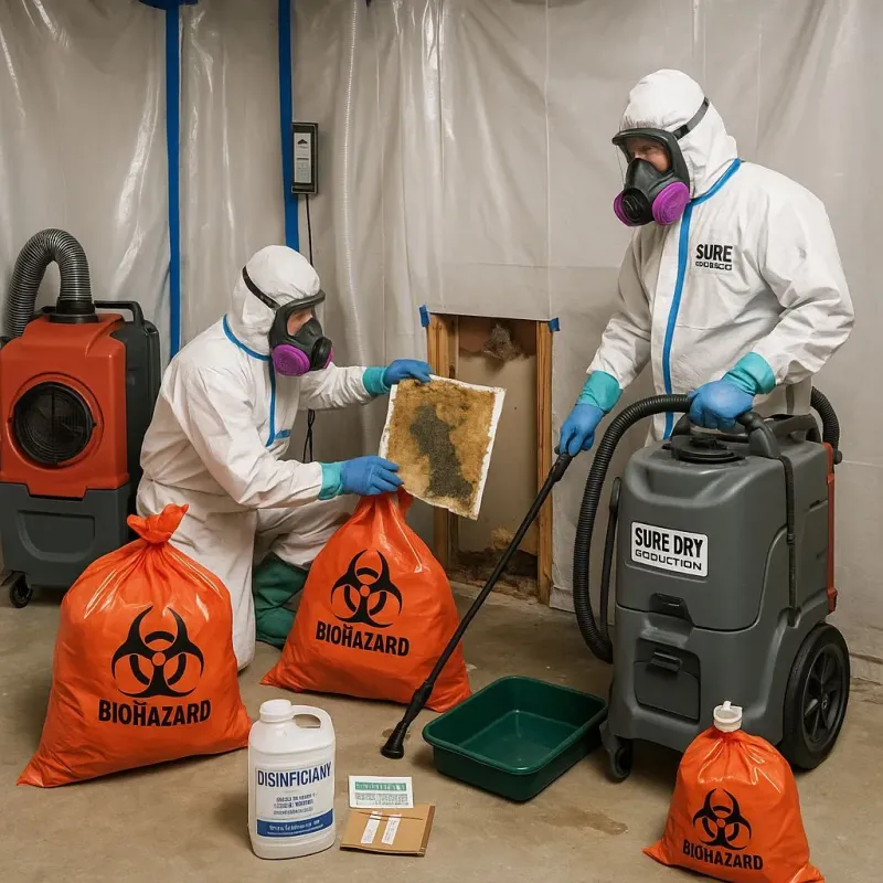 Contaminated Water Handling Protocols process in Colfax, WI