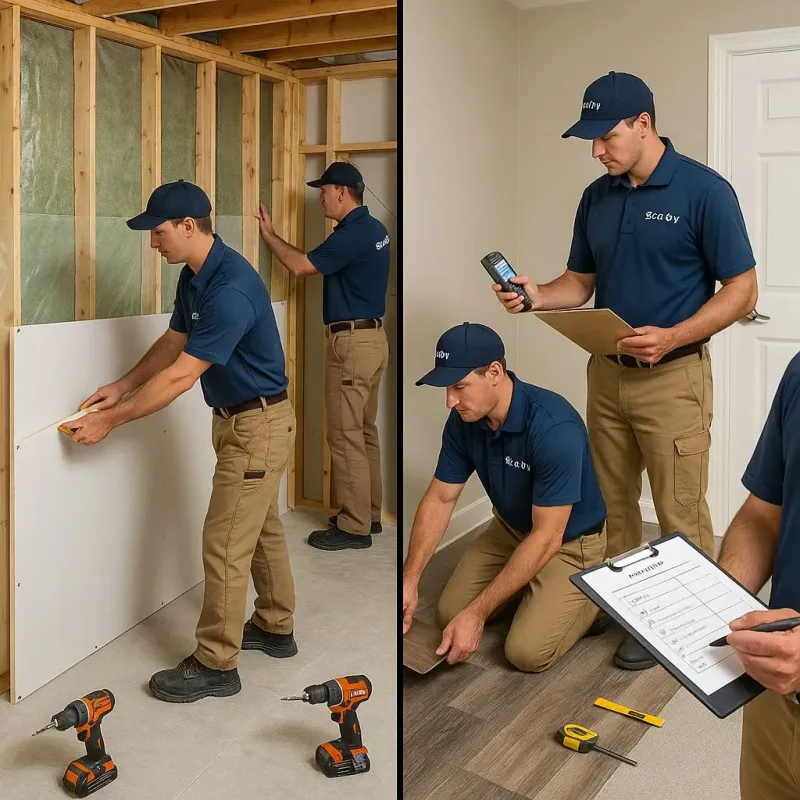 Repairs and Reconstruction process in Colfax, WI